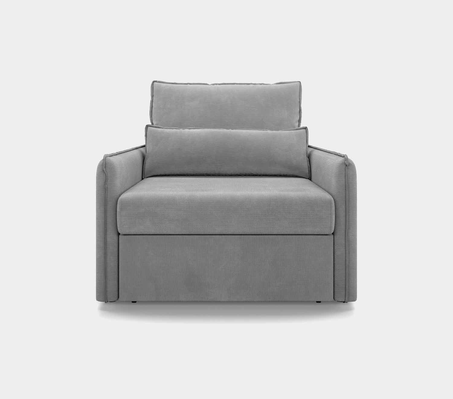 Кресло-кровать, ширина 80 см, ткань Crown Grey