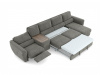 Диван-кровать, набор 4, ткань Bubble Granite