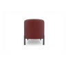 Пуф, высокие ножки, ткань Crown Cranberry
