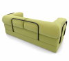 Бескаркасный диван-кровать, ткань Candy Lime