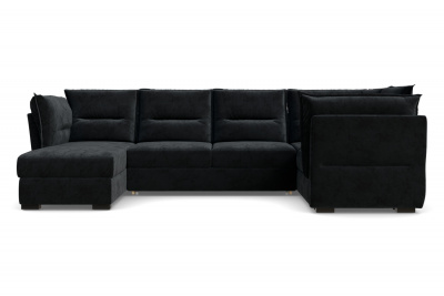 Диван-кровать, набор 1, ткань Сенсей Black Onyx