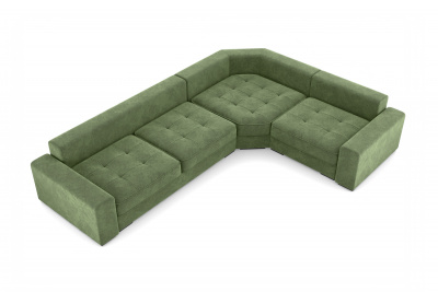 Угловой диван-кровать, набор 2, Монро Bottle Green