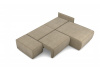 Диван-кровать, угловой набор, ткань Бали Latte
